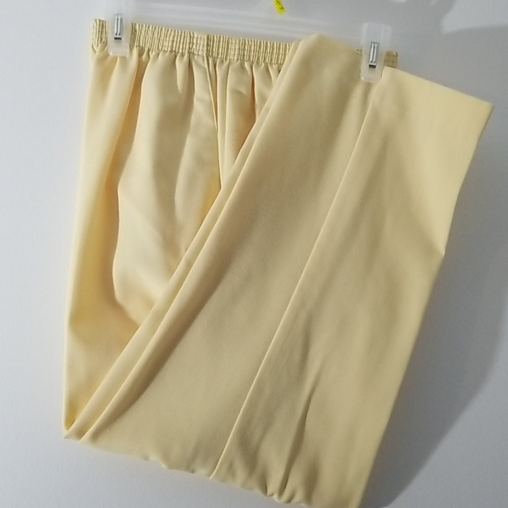 Alfred Dunner Yellow Pants